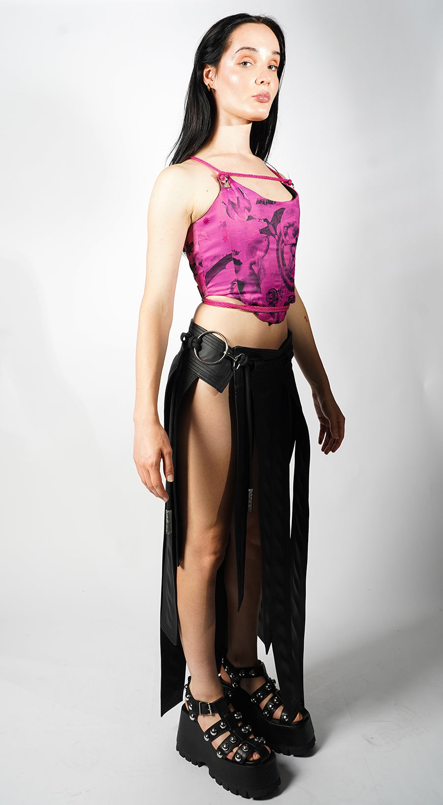 'Panteón' printed corset