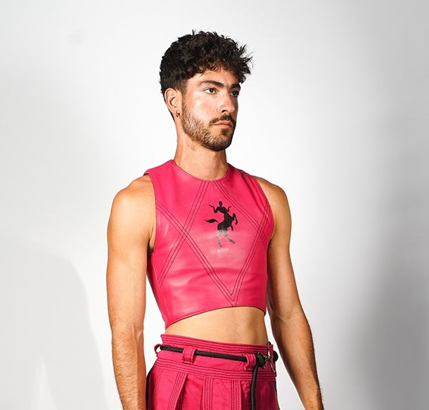 Pink corset 'Pegasus' men's last