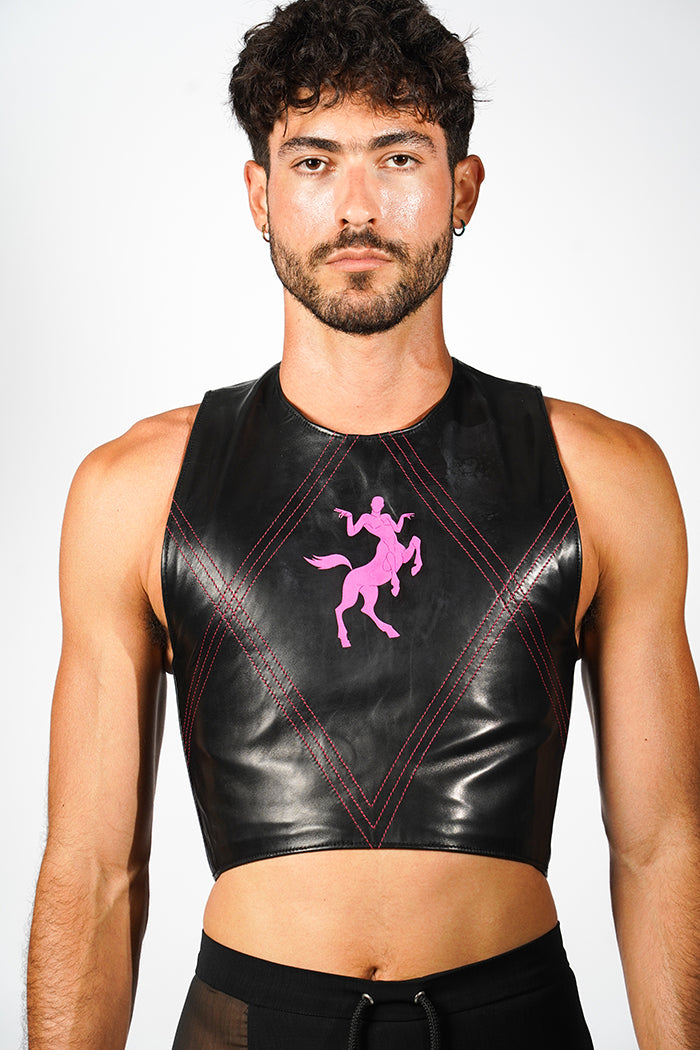 Black corset 'Pegasus' men's last