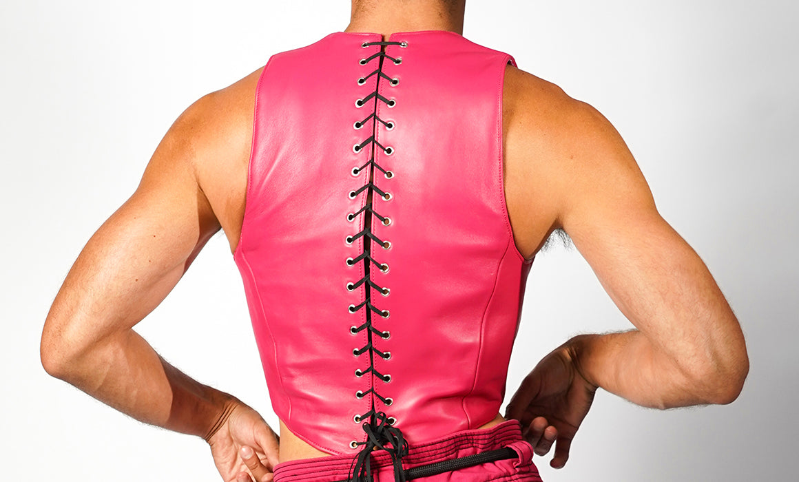 Pink corset 'Pegasus' men's last